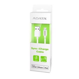 ADATA MFI Lightning USB kabel til iPhone - Hvid - 1 meter